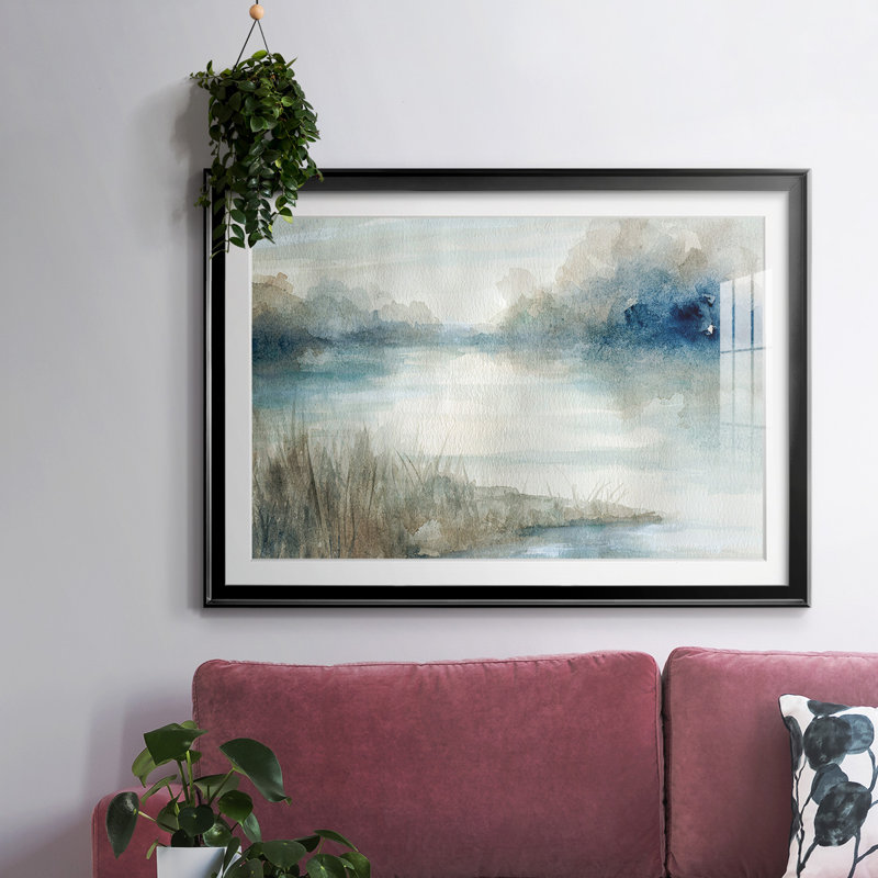 Still Still Waters, Noir, H 30 po x l 44 po x P 1,5 po