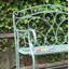 Mcglone 104 cm W Iron Park Bench-2121025076