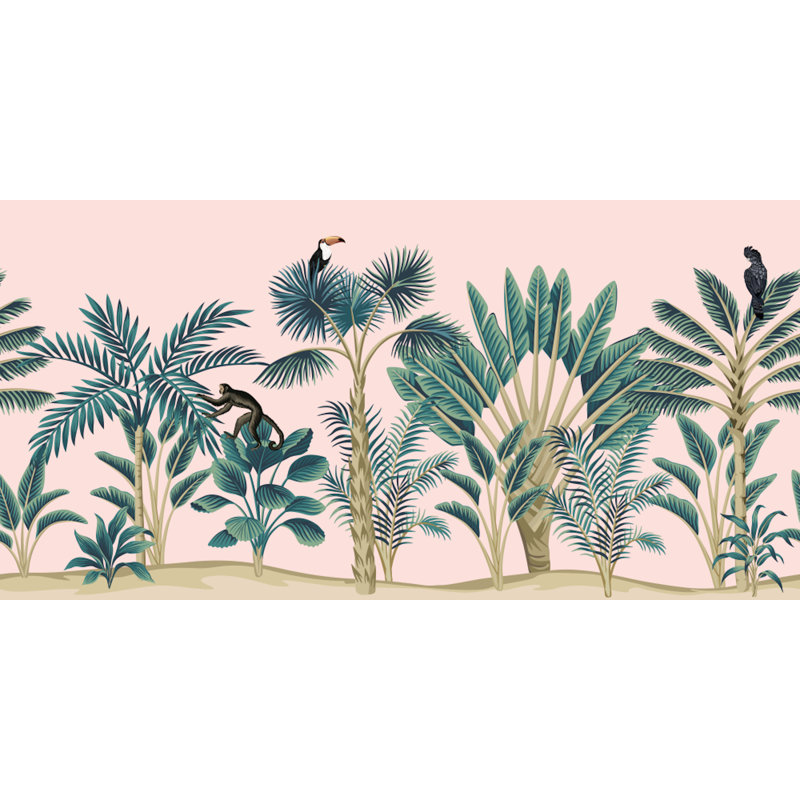 Papier peint amovible Botanic Plants, L 48,96 po x l 75 po