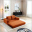 Canapé-lit pliant convertible 2-en-1, canapé-lit en velours côtelé moderne avec 2 coussins, causeuse futon rembourrée et désossée avec lit escamotable, canapé modulaire pliant pour le salon-1211291944