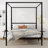 Tabiauea Metal Canopy Platform Bed Frame with Metal Slats, No Box Spring Needed-1063178862-1063178863