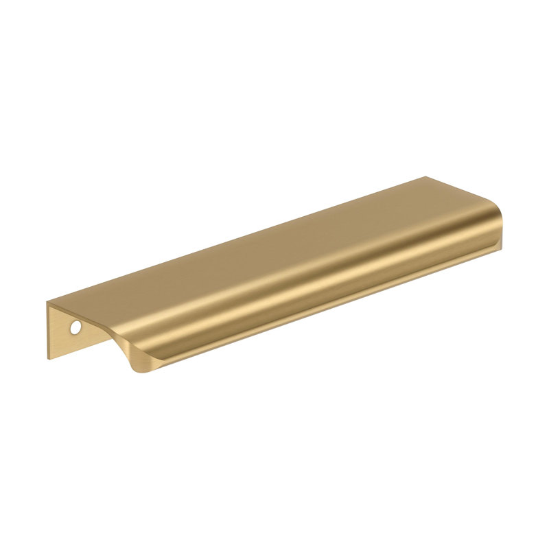 Poignée d'armoire en bronze champagne 6 pièces (152 mm) Streamline Tab - paquet de 25, 6", Bronze champagne