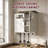 Bathroom Wall Cabinet Over Toilet with Adjustable Shelves, Medicine Cabinet Storage Organizer for Bathroom Kitchen Garage, Hanging Towel Hook, Space Saving-1838770645