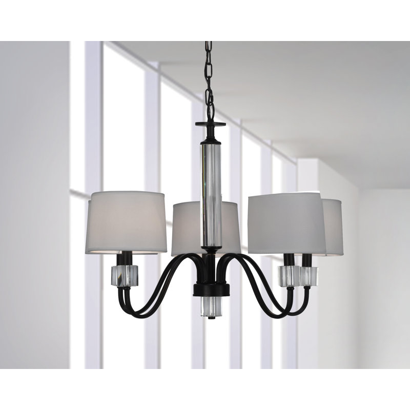 Lustre classique/traditionnel ombré 5 lumières Mcdavid