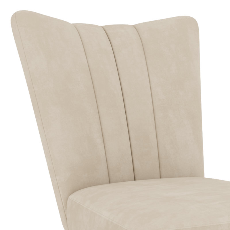 Daina Modern Kitchen Dining Chairs, Upholstered Dining Chairs, Conference Chairs (4 Chairs), Beige, 4