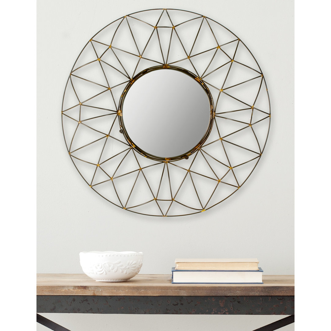 Kyle Metal Flat Wall Mirror George Oliver
