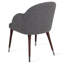 Fauteuil Alice en tissu blanc cassé Boucle-90864701