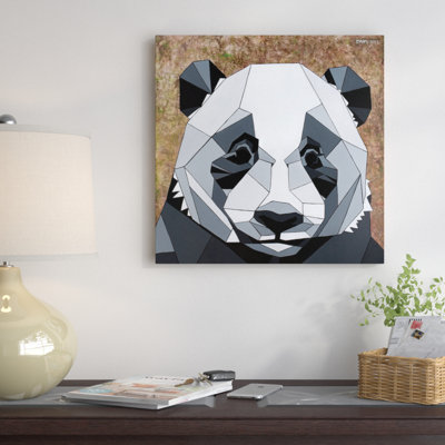 «Panda» par DAAS, impression sur toile tendue