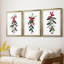 Art de Noël des Fêtes de Noël - Impression sur mesure encadrée de qualité supérieure - 3 pièces-1072762011-1072762006