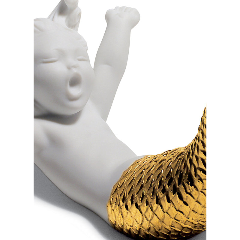 Réveil au figurine de la mer, Or