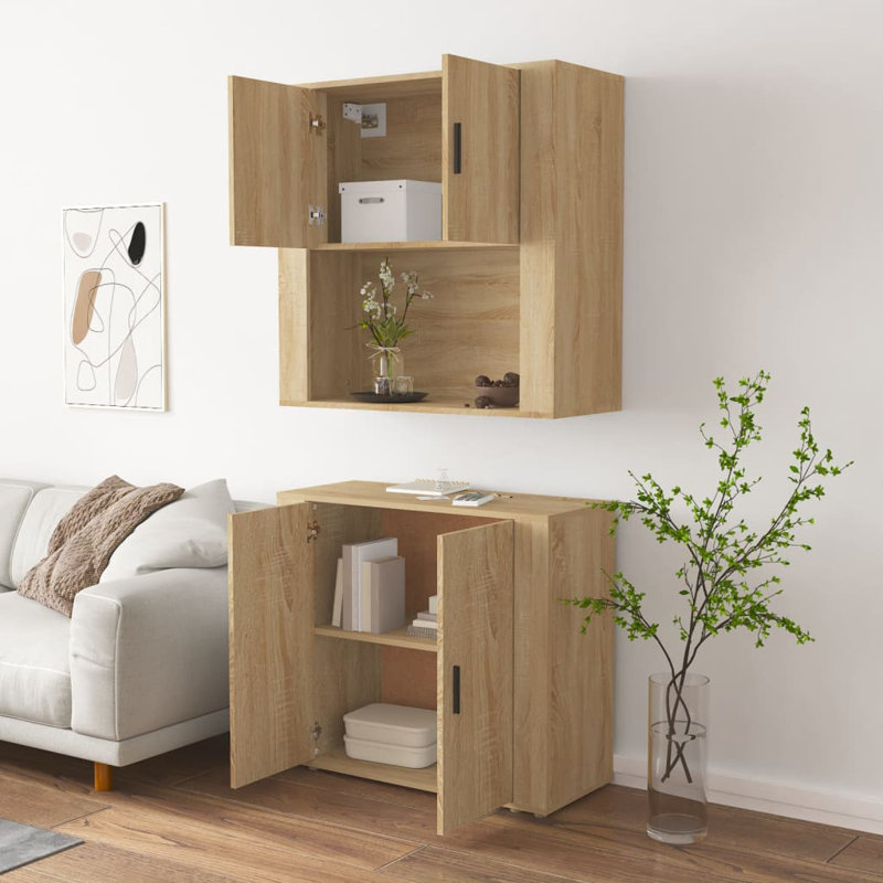 Vidaxl 80cm Sideboard, Sonoma Oak