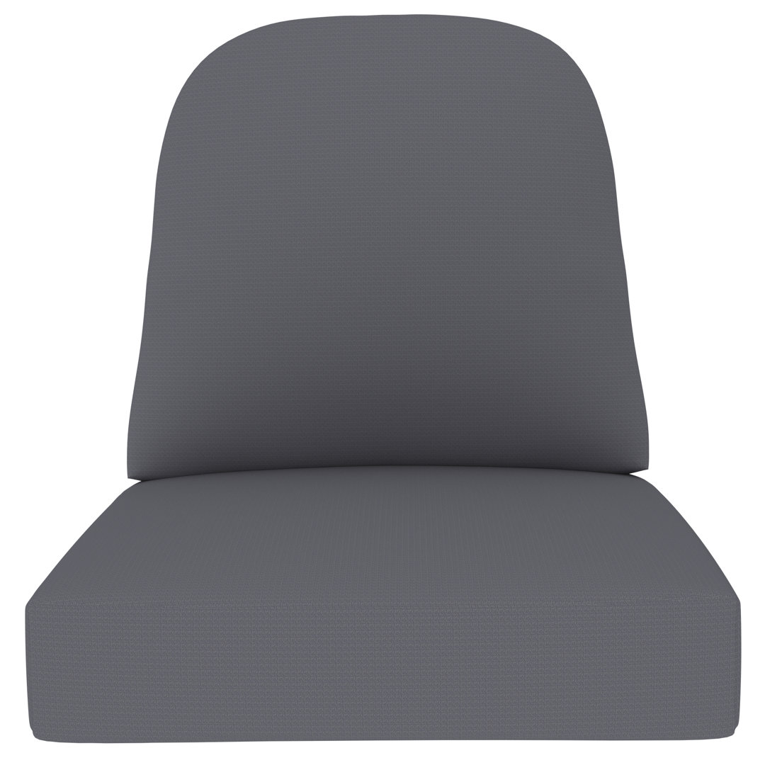 Outdoor Deep Seat Cushion, 22 x 24 x 5 Inch High-Density Foam Patio Chair Cushion with Water-Repellent & UV-Resistant Cover, Lightweight & Tear-Resist
