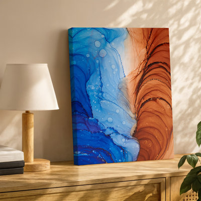Reproduction d'art sur toile abstraite