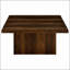 Ensemble de tables basses 2 pièces Dark Pine avec socles audacieux, parfait pour les salons modernes et élégants