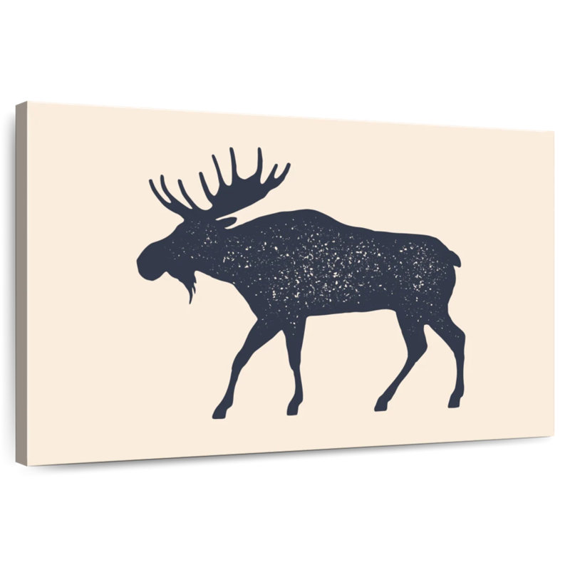 Brampt Moose Silhouette, 34" H x 51" W