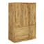 Armoire penderie 4 portes avec 3 tiroirs-1412001240