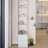 Extra Large 11.8" X 15.7" 63" Full Body Dressing Mirror Cabinet, Multi Layer Organization, Elegant Appearance, American Style, White Concise Practical, Design,