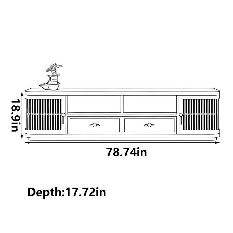 Classic feature TV cabinet