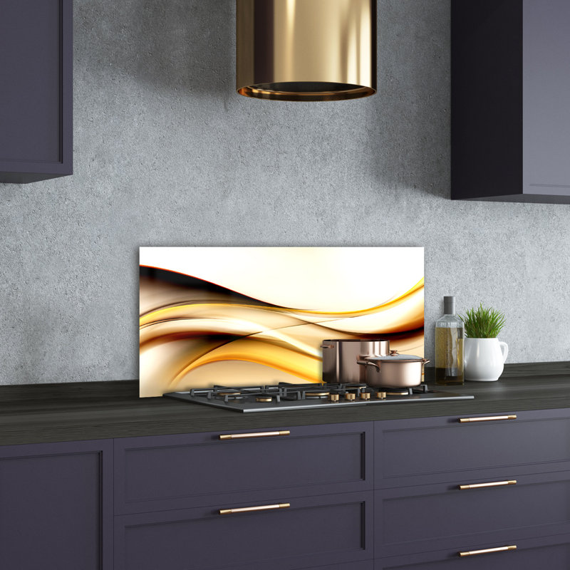 Bezell 50cm W x 100cm L Glass Peel and Stick Panel