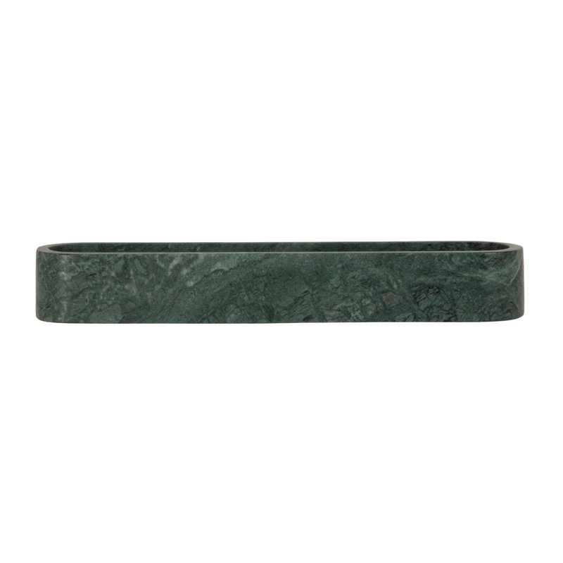 Plat ovale en marbre vert, Vert