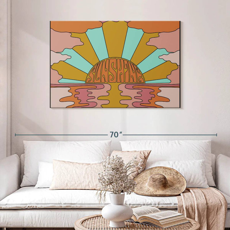 Alvord Hippie Sun, 30" H x 45" W