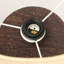 Lampe de table artisanale avec base en bois fabriquée à la main pour le salon-chambre à coucher-maison-décoration-table-13X13X26.5 "