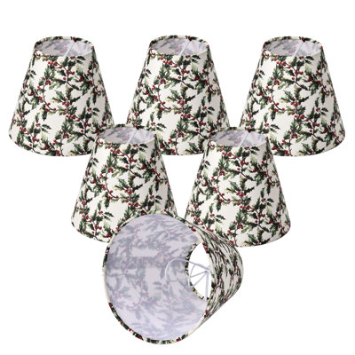 Fabric Clip-On Lamp Shade (Set of 6)