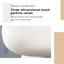 Off White Dressing Table Accent Stool