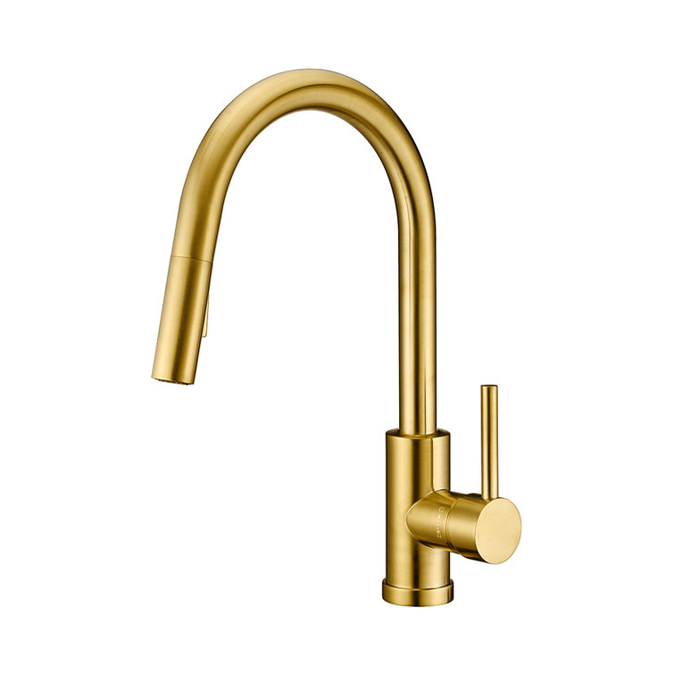 Single Handle Two Modes Pull-down Kitchen Faucet