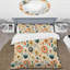 Vintage Mod Florals - Ensemble de housse de couette Mid-Century - Microfibre de polyester-1991515637
