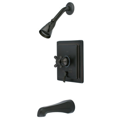 Kingston Brass English Vintage Single-Handle Pressure Balanced Tub and Shower Faucet