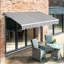  Auvent de patio manuel rétractable en gris / blanc-112618906-112618911-131459376