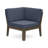 Solvara 10-Piece Modern Rustic Acacia Wood Outdoor Sectional Set With Coffee Table-116488375
