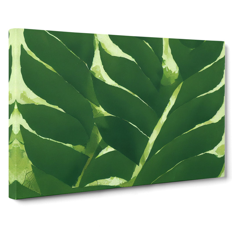 Pretty Leaves Vol.2 - Wrapped Canvas, 35cm H x 50cm W x 3cm D