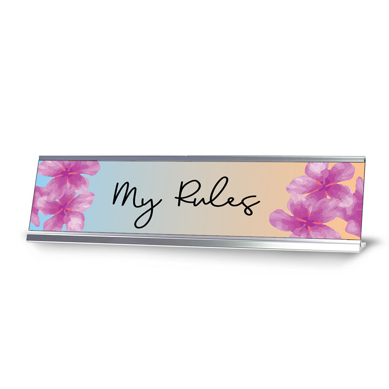 Enseigne de bureau My Rules Designer