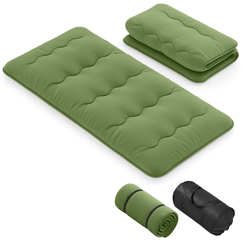 Housse de transport pour matelas de futon japonais, Lit simple, Vert