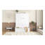 Grand lit escamotable mural avec coussin, grand lit pliant compact pour le bureau à domicile et la chambre d'amis