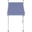 Dakota Fields 1cm W x 1.2cm D Fabric Blue/White Cover Retractable Patio Awning-827579913