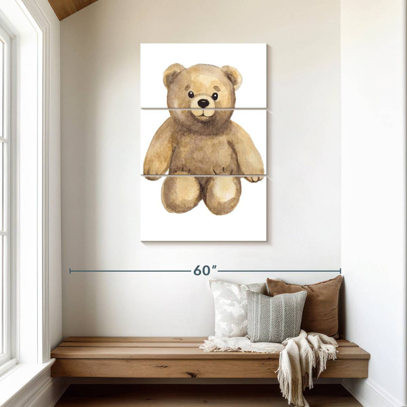Simple Bear, 45" H x 28" W