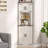 67.7'' Tall Farmhouse Corner Cabinet with Open Shelf