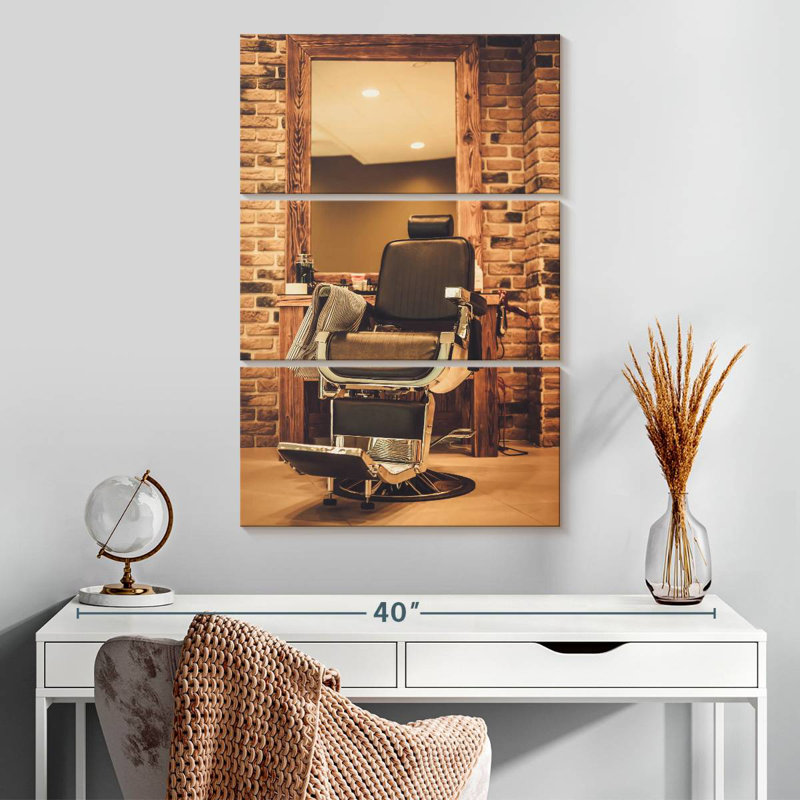 Fauteuil de coiffeur Shuttleworth, H 32 po x l 20 po