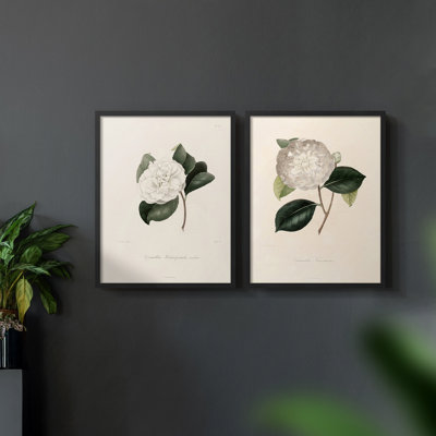 «Vintage Floral XVIII», 2 pièces