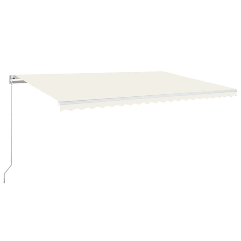 Dakota Fields 500cm W x 300cm D Retractable, Cream, 18cm H x 500cm W x 300cm D