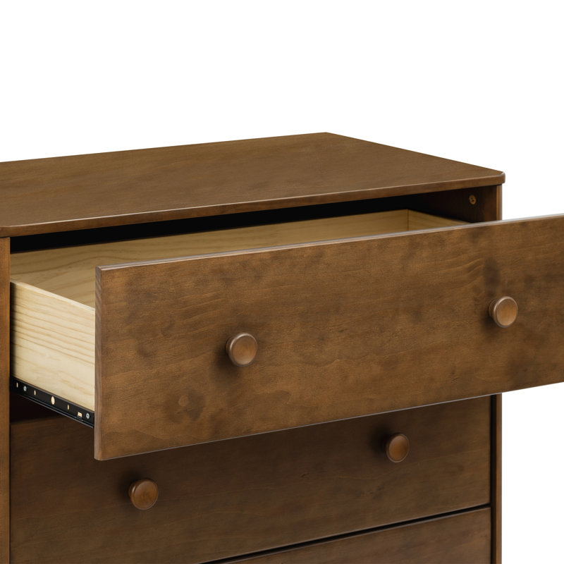 Lolly 3 Drawer Changing Table, Natural Walnut