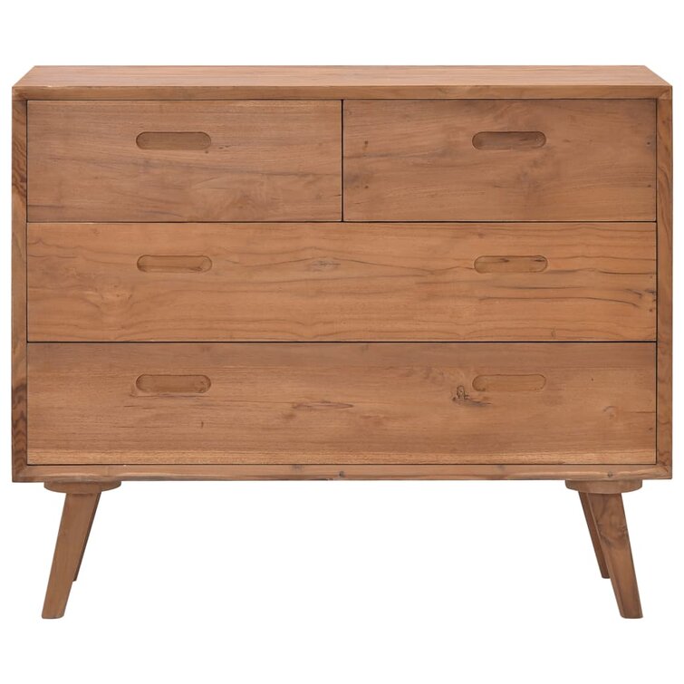 Loon Peak® Chest Of Drawers 35.4"X13.8"X29.5" Solid Teak Wood *incomplete* 