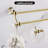 Towel Bar, Adjustable Double Towel Holder, Silver Crystal Bathroom Towel Racks Wall Mounted-122471673