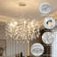Modern Crystal Branch Chandelier, Art Deco Raindrop Pendant Light With Adjustable Height, 6-Light Luxury Fixture For Dining Room, Living Room, Bedroom-354477377-354477389-354477388