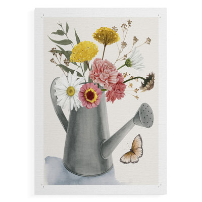 Arrosoir Bouquet II - Impression sur toile seulement - NON CADRE