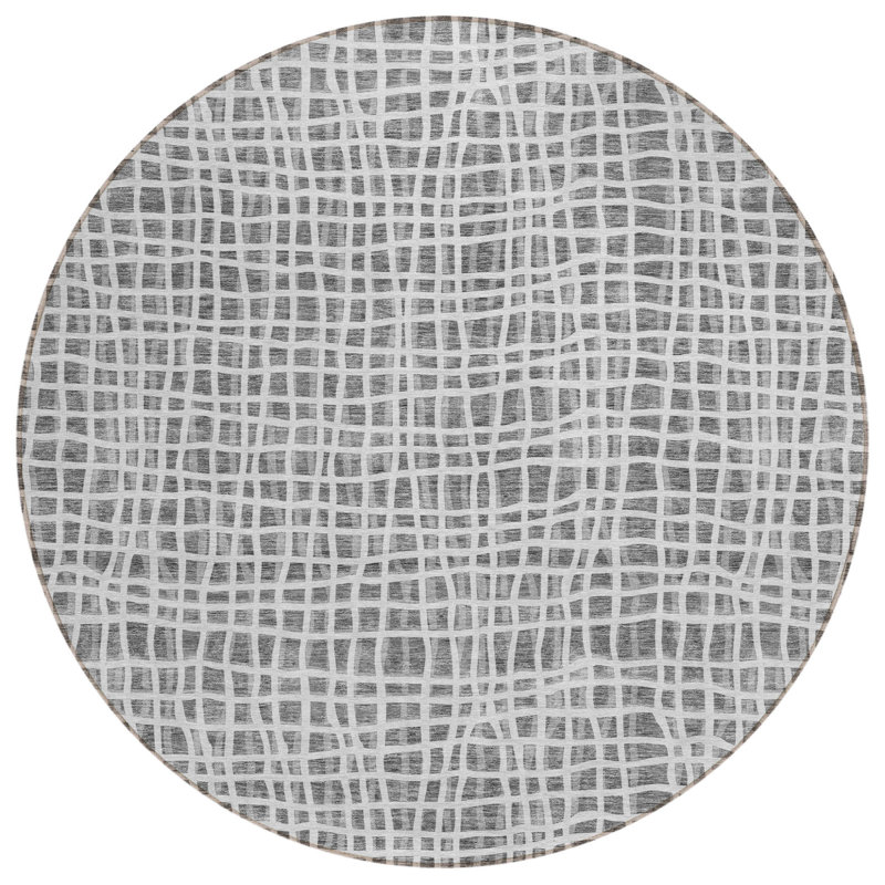 Tapis gris anthracite 8 po