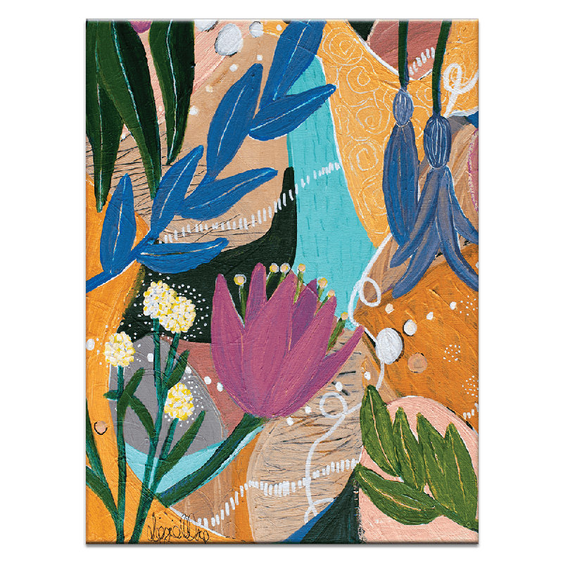 Blue Skies by Lizzie Alsop - Print, Wrapped Canvas, 51" H x 41" W x 1.5" D
